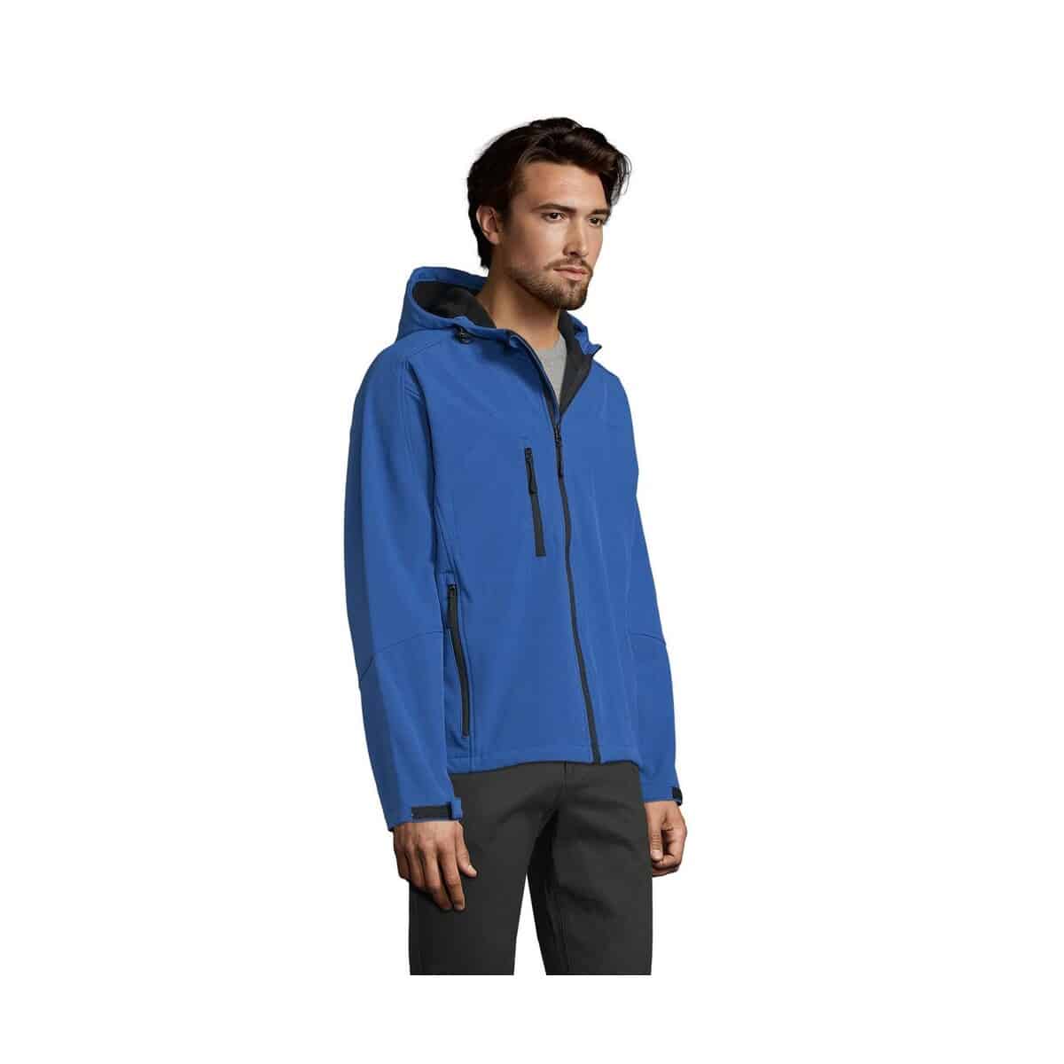 Kurtki z logo – replay męski softshell 340 replay men s46602-rb-side REPLAY męski softshell 340 REPLAY MEN s46602-rb-side