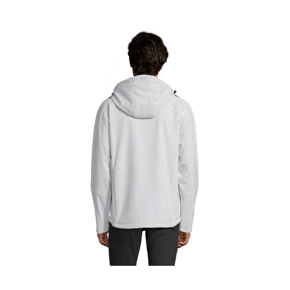 Kurtki z logo – replay męski softshell 340 replay men s46602-wh-back REPLAY męski softshell 340 REPLAY MEN s46602-wh-back