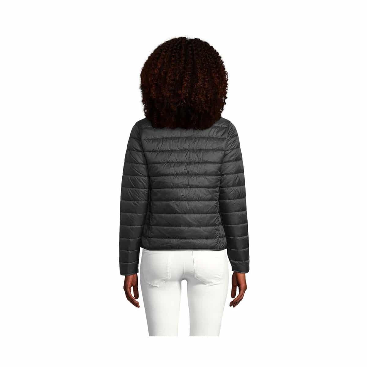 Kurtki z logo – ride damska kurtka 180g ride women s01170-bk-back RIDE Damska kurtka 180g RIDE WOMEN s01170-bk-back