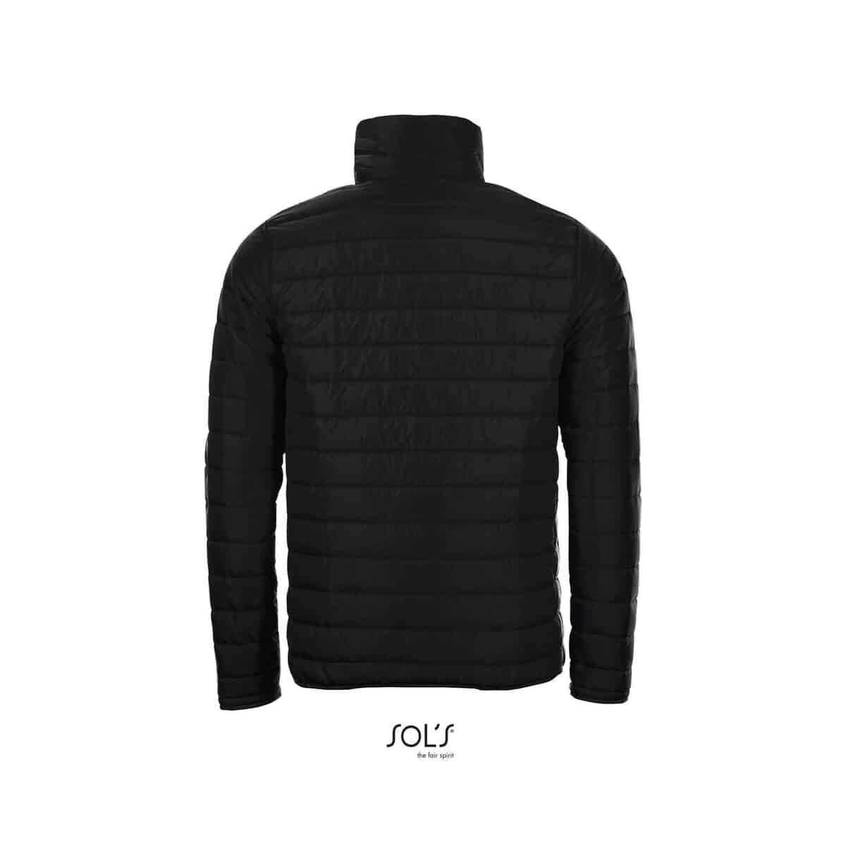 Kurtki z logo – ride męska kurtka 180g ride men s01193-bk-back RIDE Męska kurtka 180g RIDE MEN s01193-bk-back
