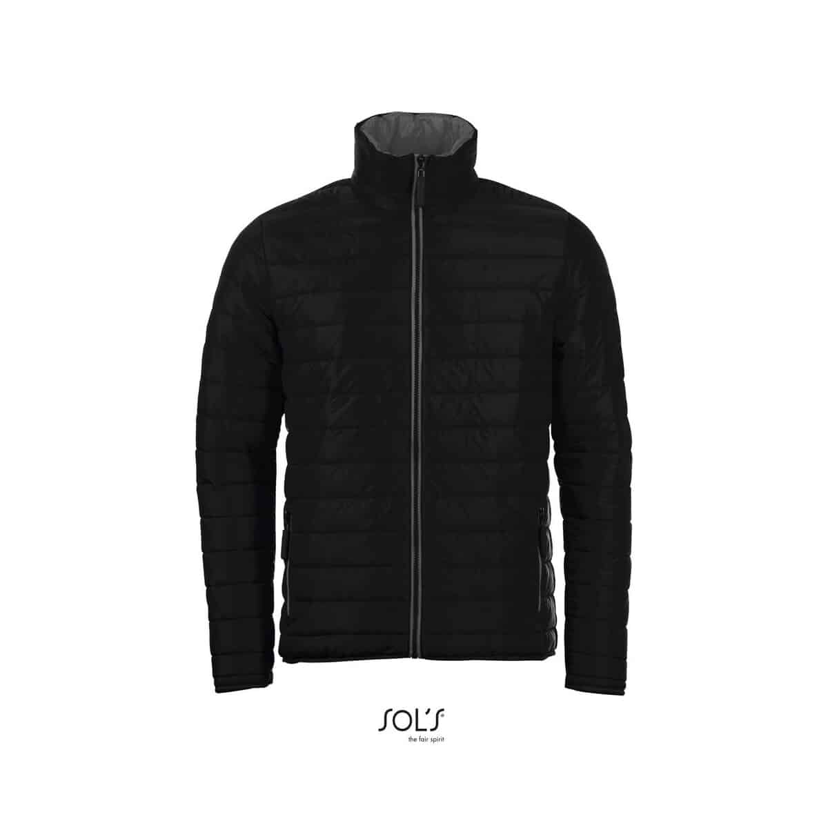Kurtki z logo – ride męska kurtka 180g ride men s01193-bk RIDE Męska kurtka 180g RIDE MEN s01193-bk