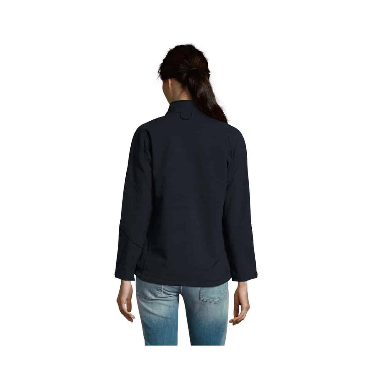 Kurtki z logo – roxy damski softshell 340g roxy s46800-ab-back ROXY Damski softshell 340g ROXY s46800-ab-back