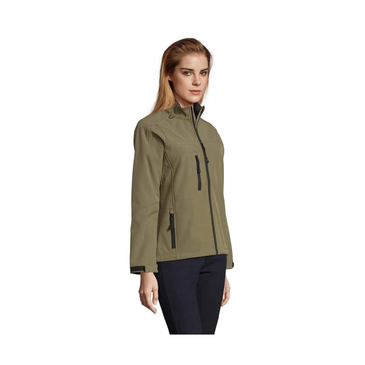 Kurtki z logo – roxy damski softshell 340g roxy s46800-ar-side ROXY Damski softshell 340g ROXY s46800-ar-side