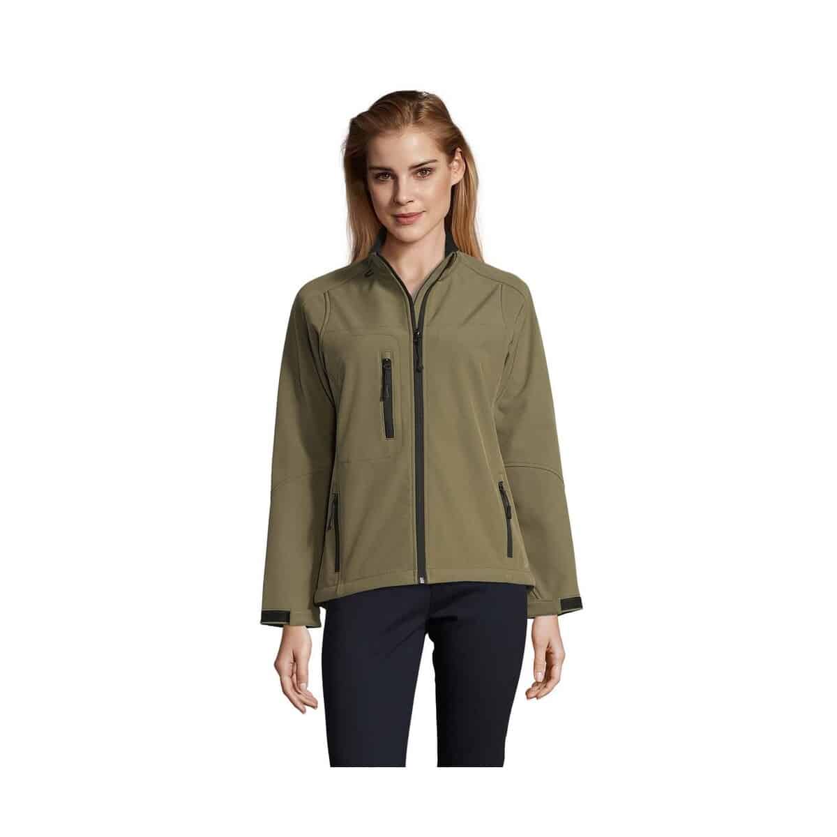 Kurtki z logo – roxy damski softshell 340g roxy s46800-ar ROXY Damski softshell 340g ROXY s46800-ar