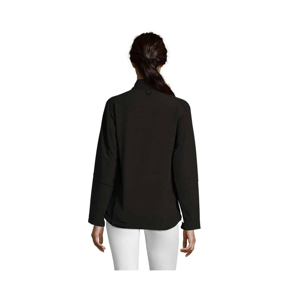 Kurtki z logo – roxy damski softshell 340g roxy s46800-bk-back ROXY Damski softshell 340g ROXY s46800-bk-back