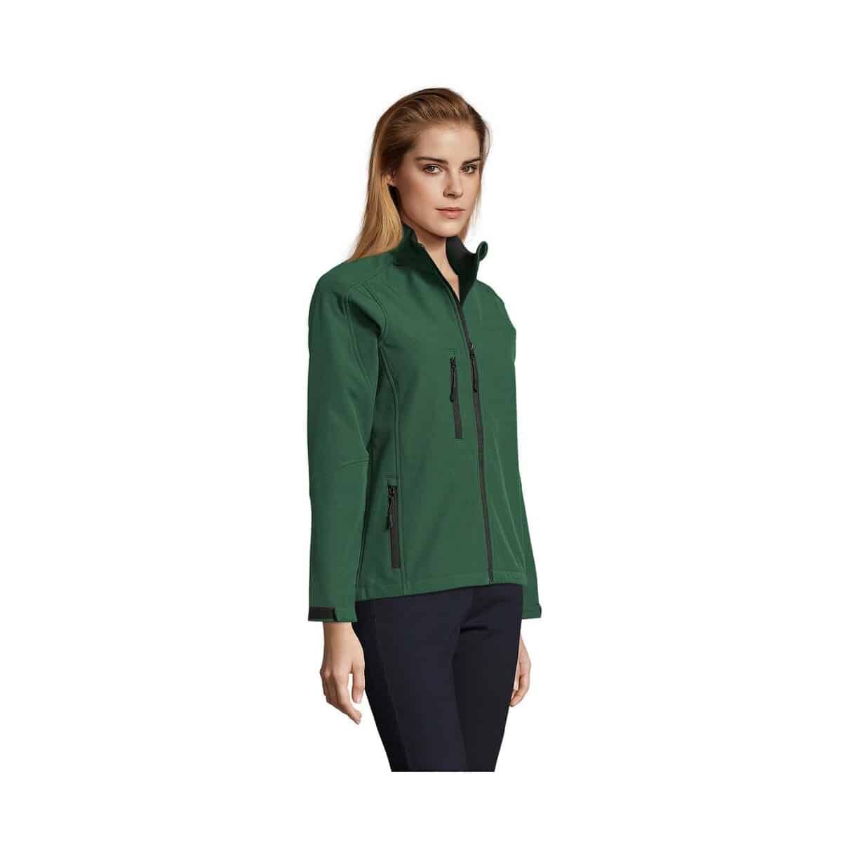 Kurtki z logo – roxy damski softshell 340g roxy s46800-bo-side ROXY Damski softshell 340g ROXY s46800-bo-side