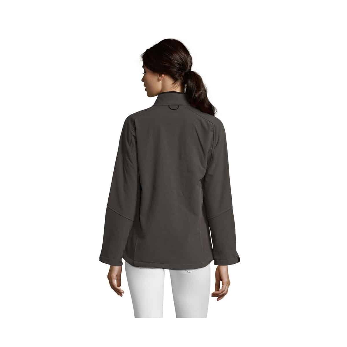 Kurtki z logo – roxy damski softshell 340g roxy s46800-cr-back ROXY Damski softshell 340g ROXY s46800-cr-back