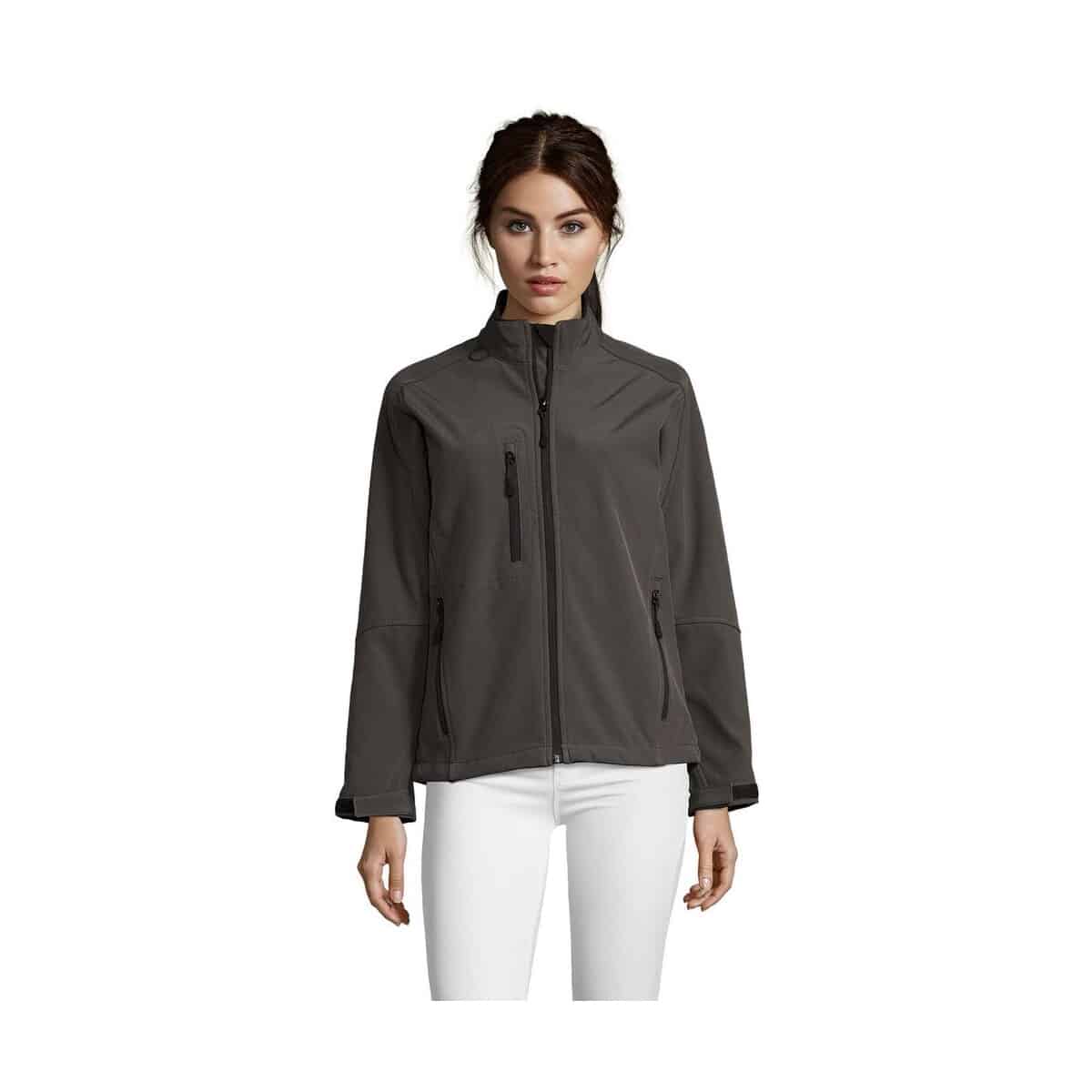Kurtki z logo – roxy damski softshell 340g roxy s46800-cr ROXY Damski softshell 340g ROXY s46800-cr