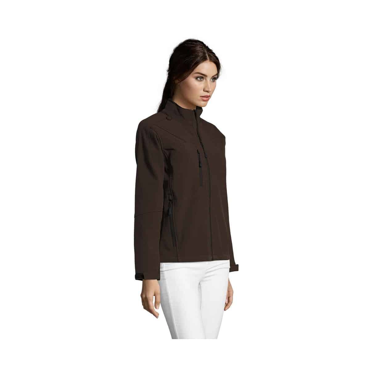 Kurtki z logo – roxy damski softshell 340g roxy s46800-dc-side ROXY Damski softshell 340g ROXY s46800-dc-side