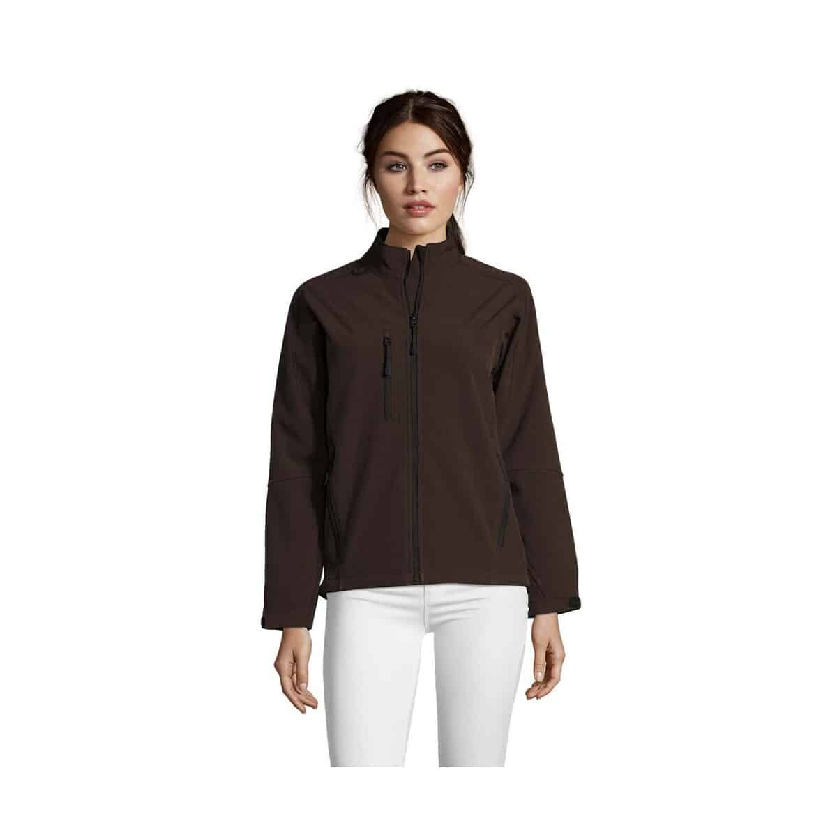 Kurtki z logo – roxy damski softshell 340g roxy s46800-dc ROXY Damski softshell 340g ROXY s46800-dc