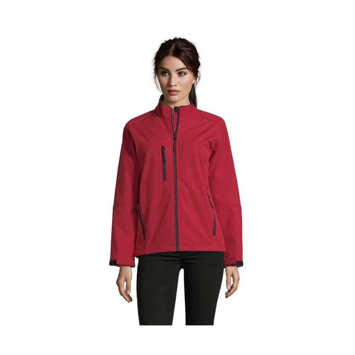 Kurtki z logo – roxy damski softshell 340g roxy s46800-pe ROXY Damski softshell 340g ROXY s46800-pe