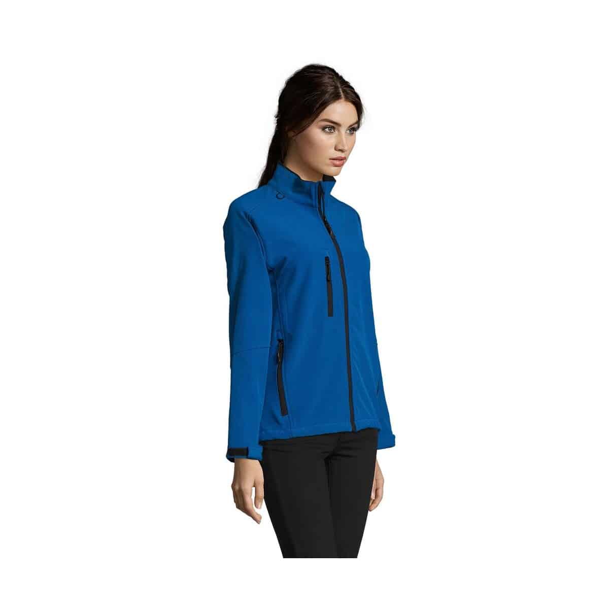 Kurtki z logo – roxy damski softshell 340g roxy s46800-rb-side ROXY Damski softshell 340g ROXY s46800-rb-side