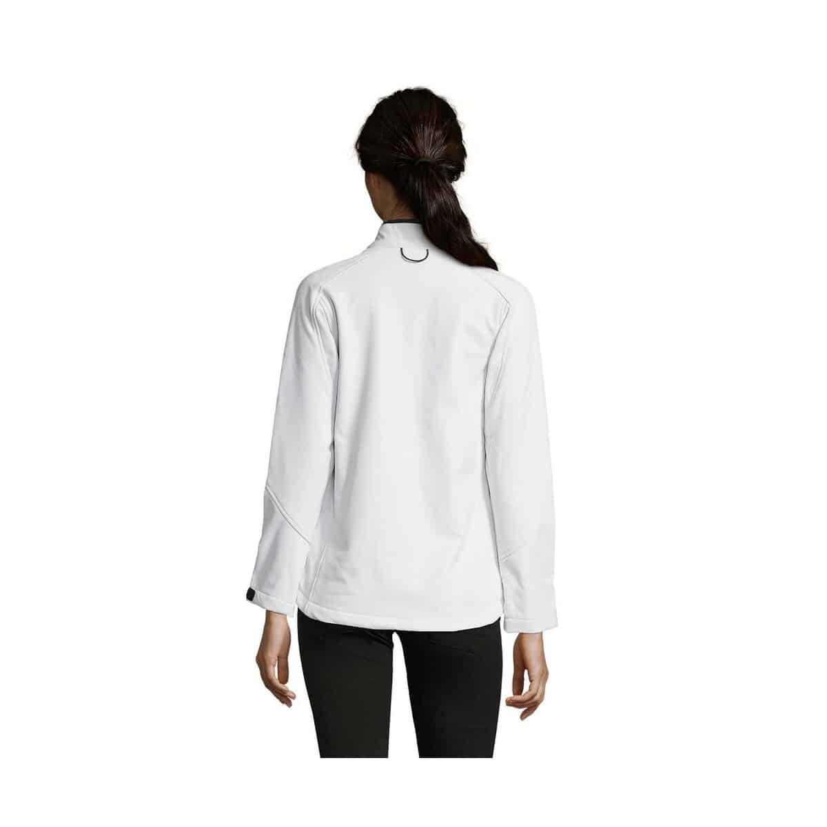 Kurtki z logo – roxy damski softshell 340g roxy s46800-wh-back ROXY Damski softshell 340g ROXY s46800-wh-back