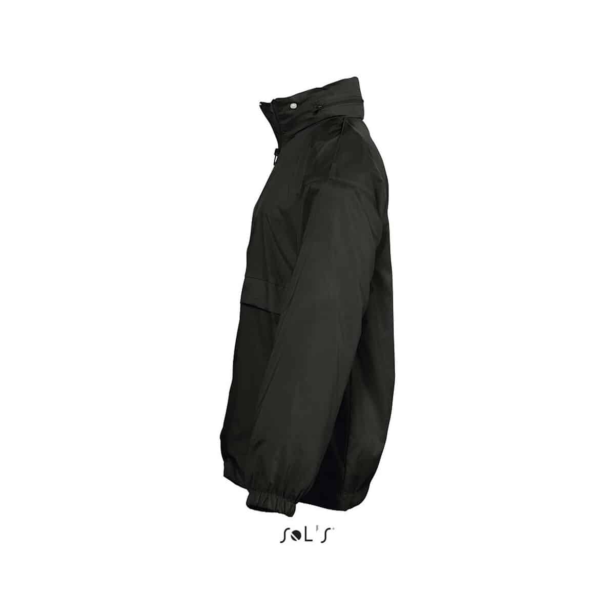 Kurtki z logo – surf kids windbreaker 210g surf kids s32300-bk-side SURF KIDS WINDBREAKER 210g SURF KIDS s32300-bk-side