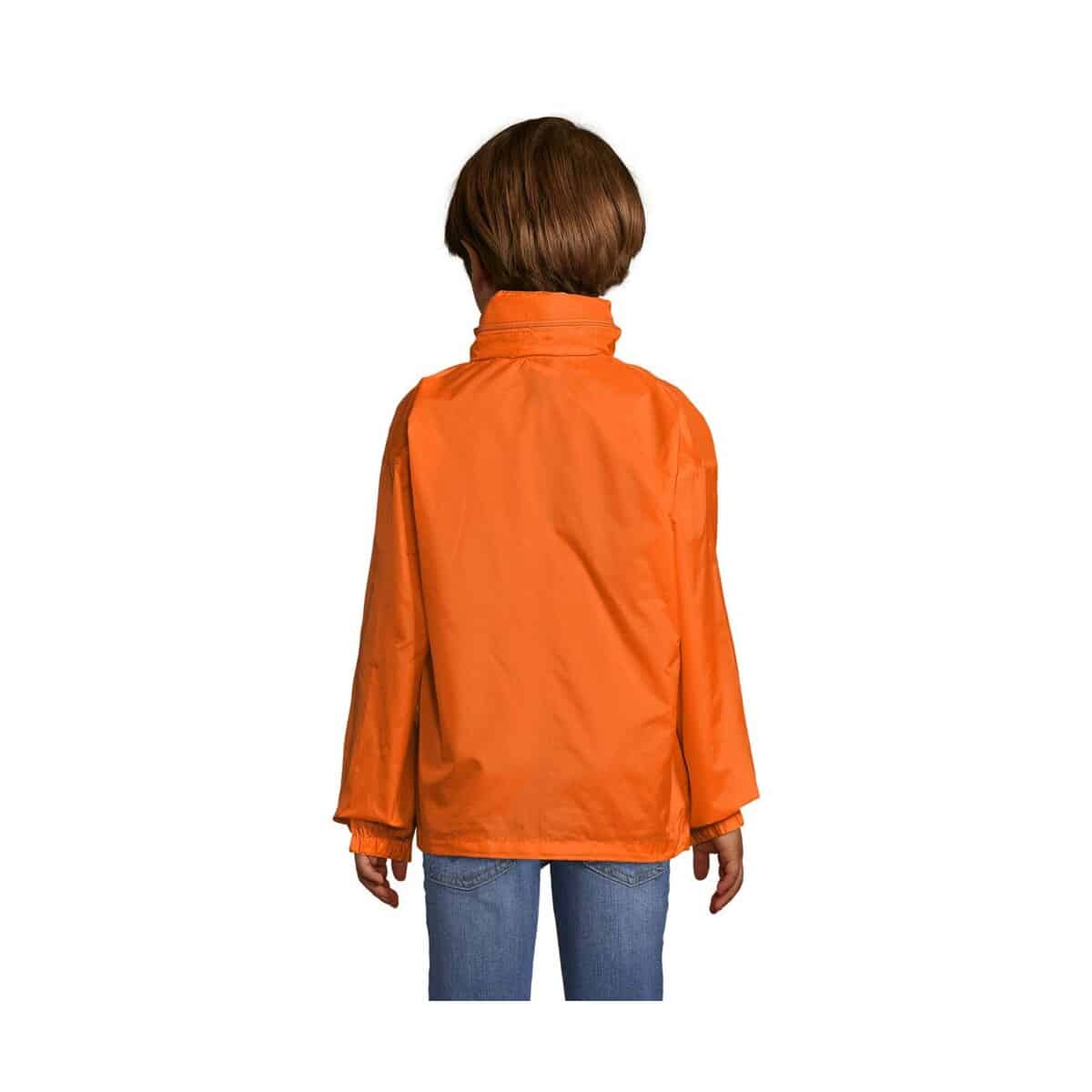 Kurtki z logo – surf kids windbreaker 210g surf kids s32300-or-back SURF KIDS WINDBREAKER 210g SURF KIDS s32300-or-back