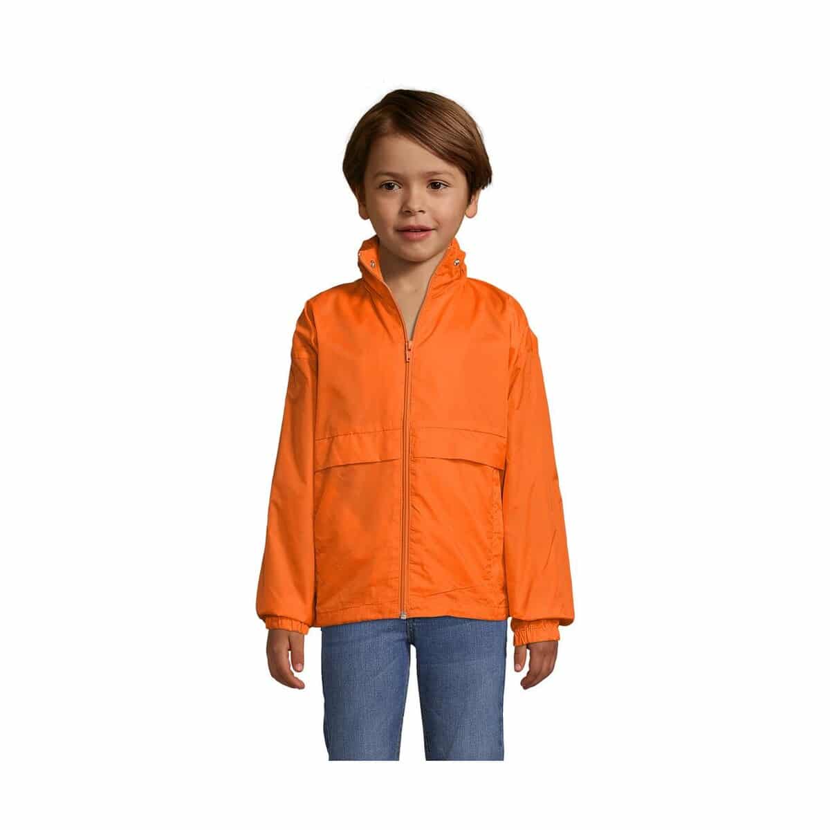 Kurtki z logo – surf kids windbreaker 210g surf kids s32300-or SURF KIDS WINDBREAKER 210g SURF KIDS s32300-or