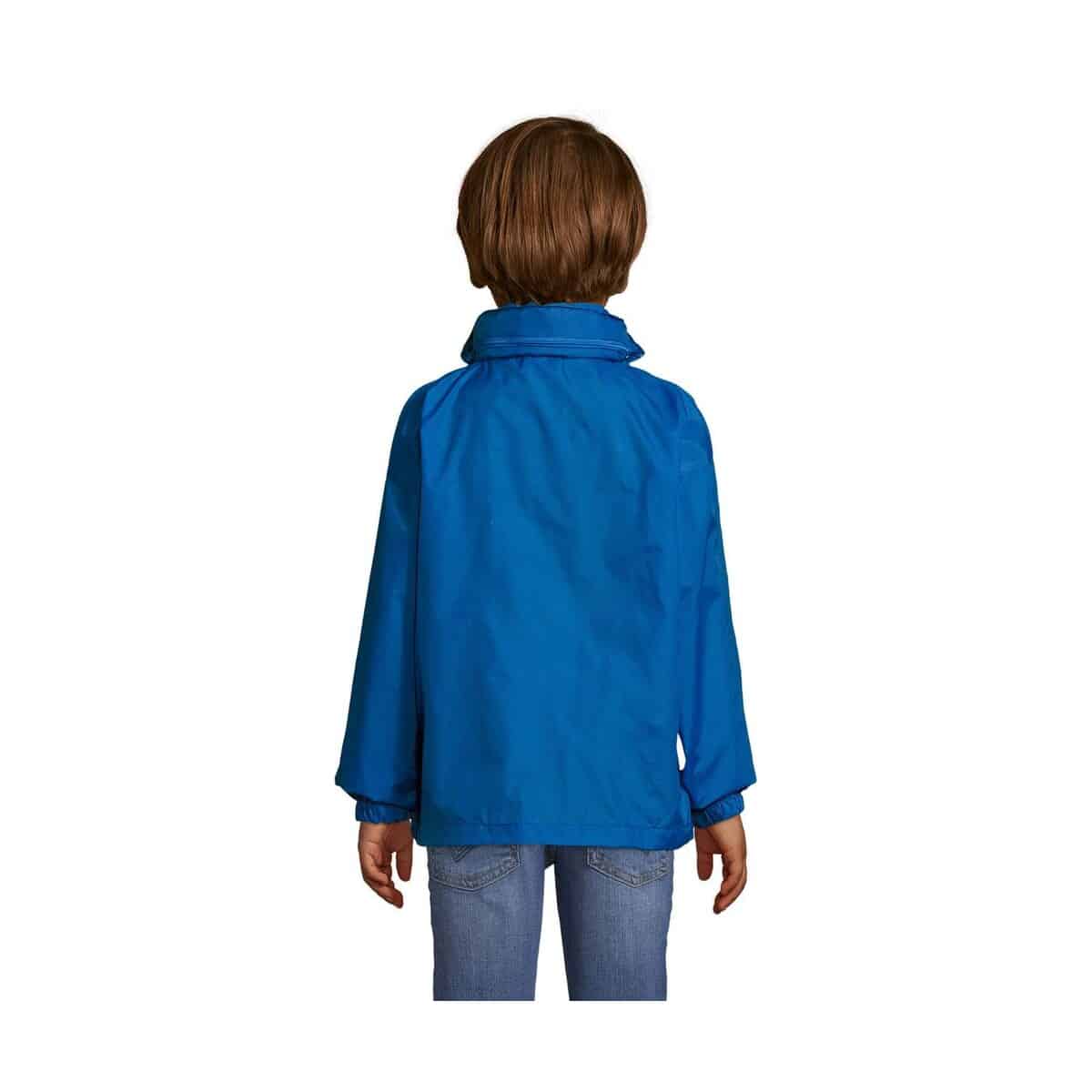 Kurtki z logo – surf kids windbreaker 210g surf kids s32300-rb-back SURF KIDS WINDBREAKER 210g SURF KIDS s32300-rb-back