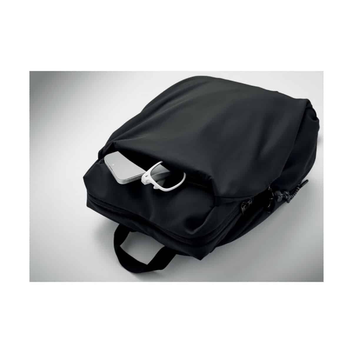 Plecaki z logo – nylonowy plecak na laptopa 16″ napa mo3180-03-open nylonowy plecak na laptopa 16
