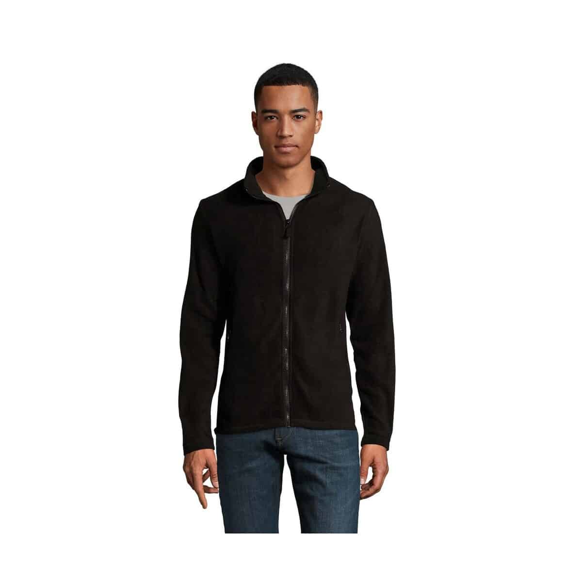 Polary z logo – norman męski polar 220g norman men s02093-bk NORMAN Męski polar 220g NORMAN MEN s02093-bk
