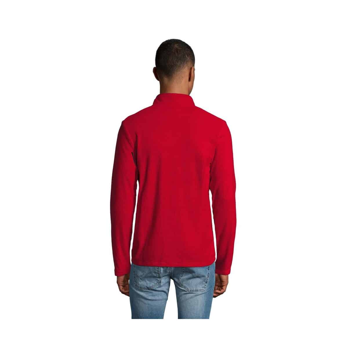 Polary z logo – norman męski polar 220g norman men s02093-rd-back NORMAN Męski polar 220g NORMAN MEN s02093-rd-back