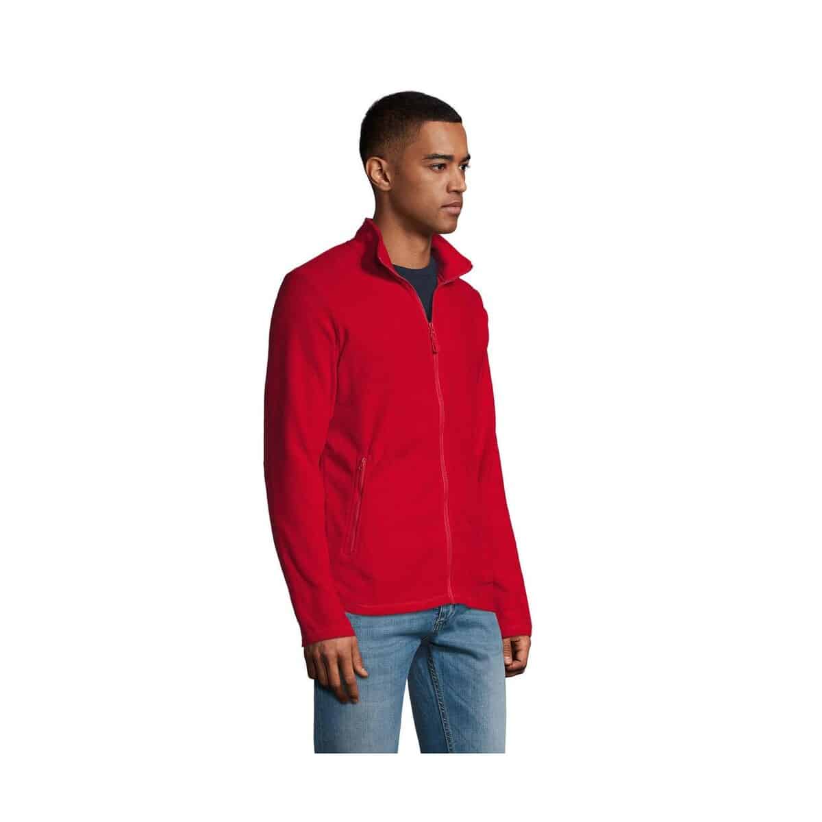 Polary z logo – norman męski polar 220g norman men s02093-rd-side NORMAN Męski polar 220g NORMAN MEN s02093-rd-side