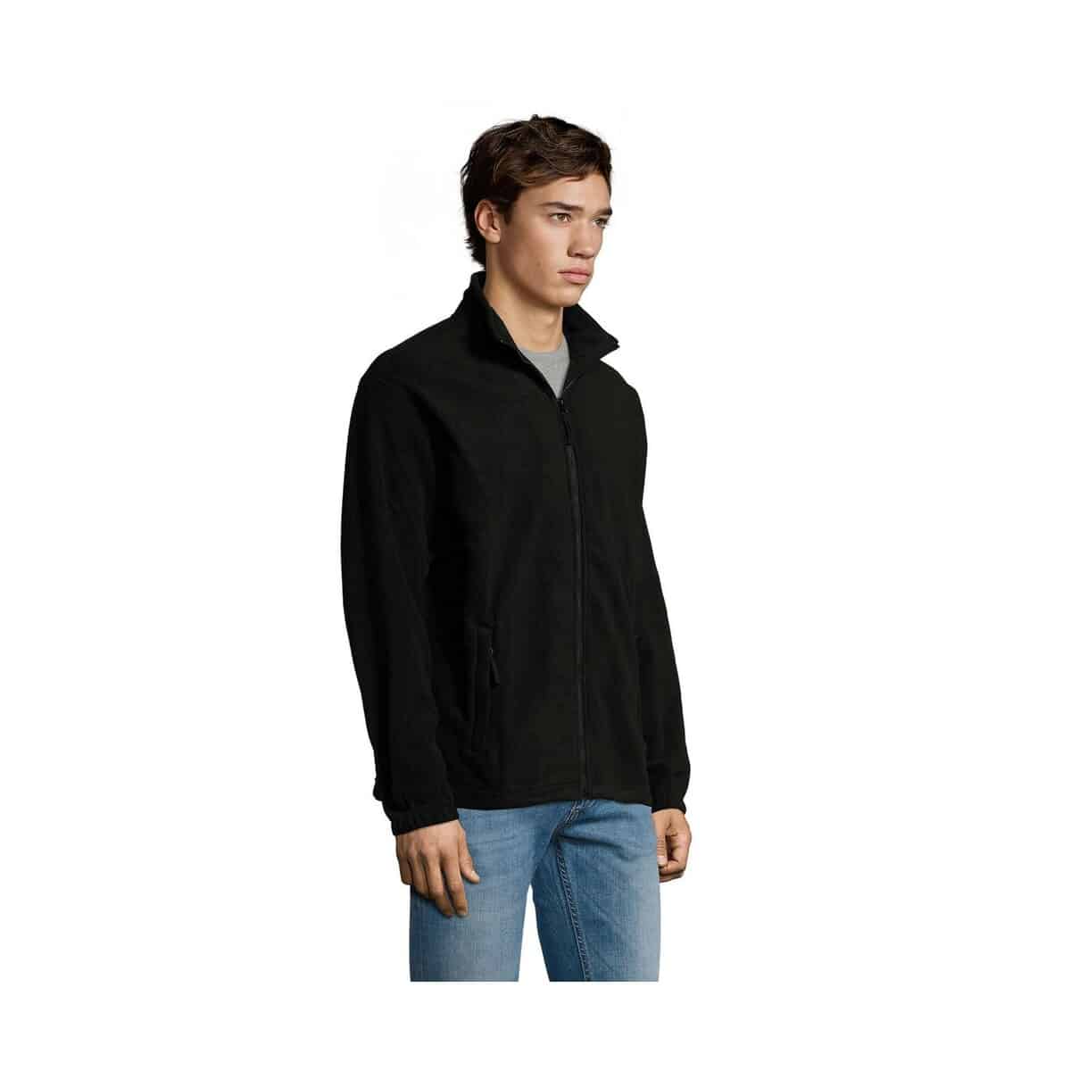 Polary z logo – north bluza polarowa north s55000-bk-side NORTH Bluza polarowa NORTH s55000-bk-side