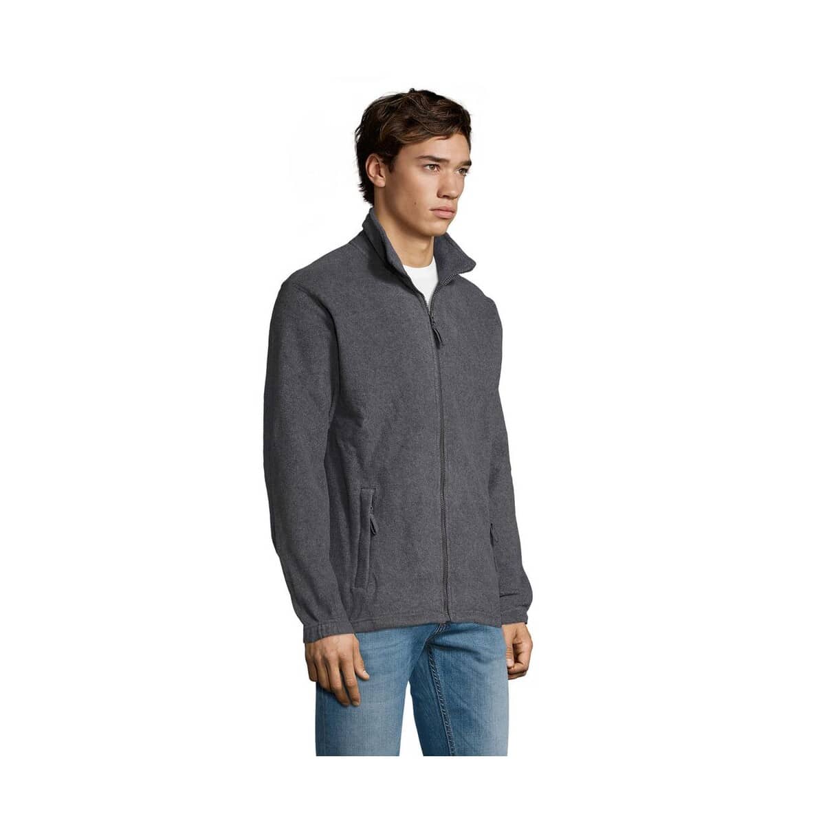 Polary z logo – north bluza polarowa north s55000-gm-side NORTH Bluza polarowa NORTH s55000-gm-side