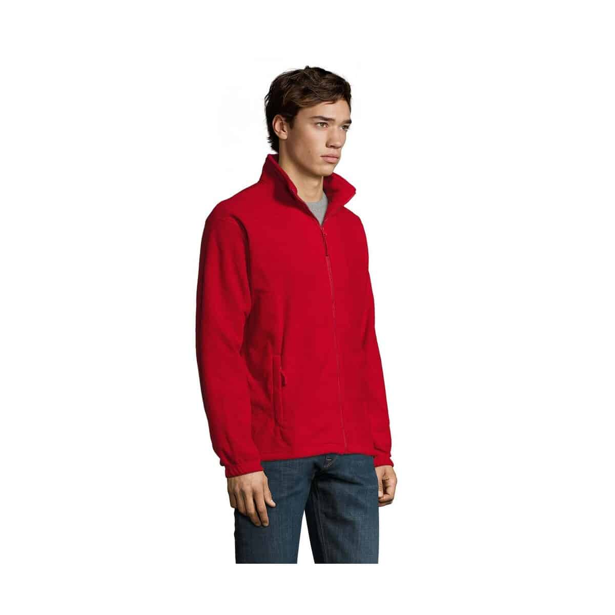Polary z logo – north bluza polarowa north s55000-rd-side NORTH Bluza polarowa NORTH s55000-rd-side
