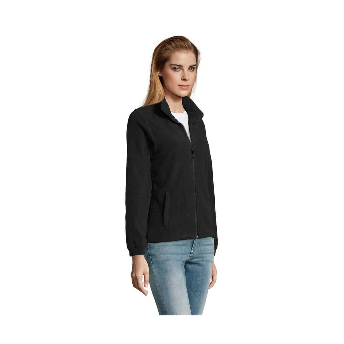Polary z logo – north damski polar 300g north women s54500-bk-side NORTH Damski polar 300g NORTH WOMEN s54500-bk-side