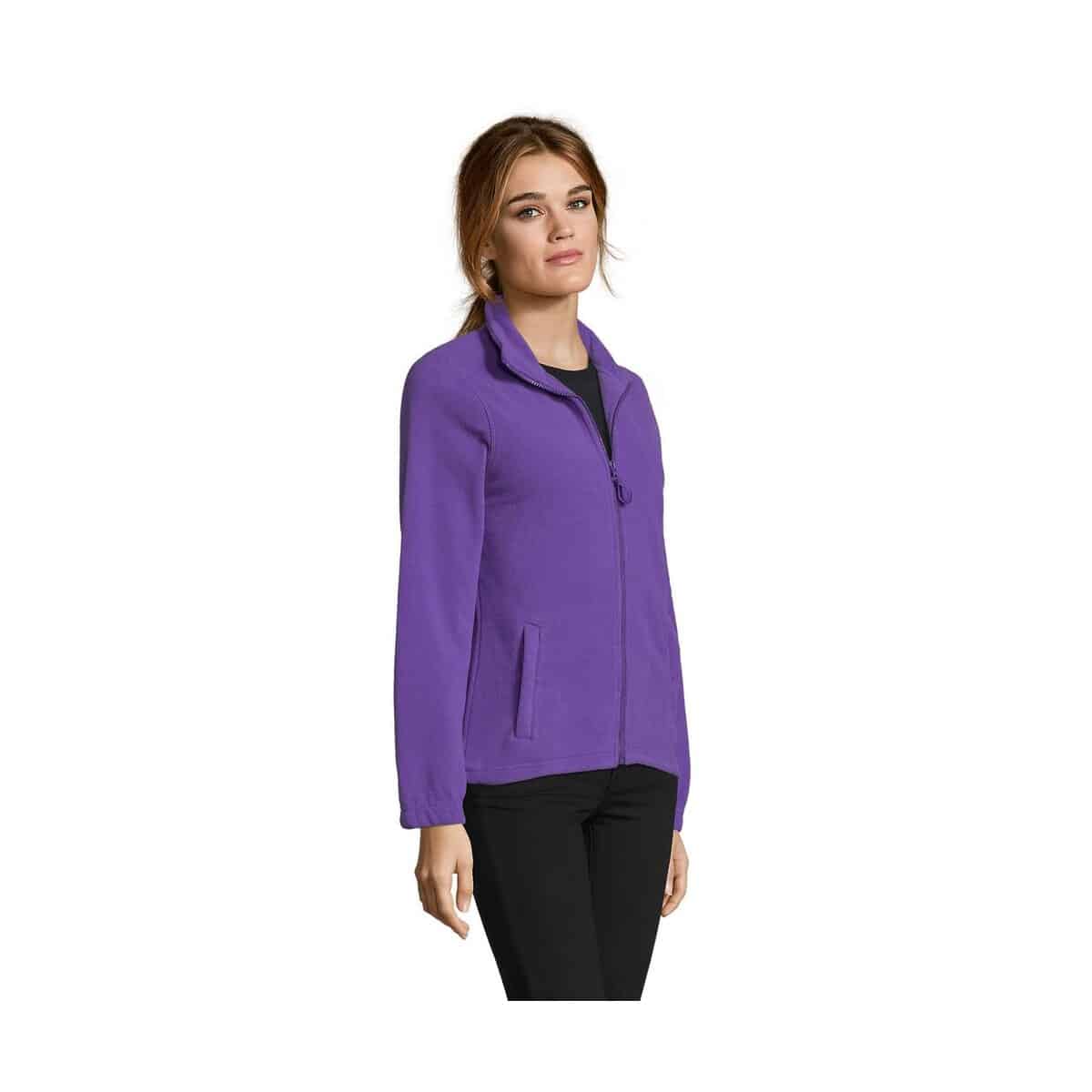 Polary z logo – north damski polar 300g north women s54500-da-side NORTH Damski polar 300g NORTH WOMEN s54500-da-side