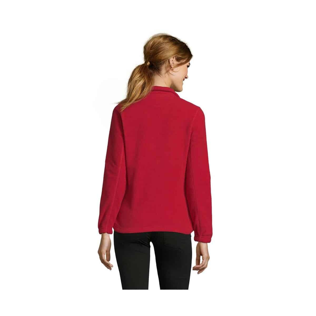 Polary z logo – north damski polar 300g north women s54500-rd-back NORTH Damski polar 300g NORTH WOMEN s54500-rd-back