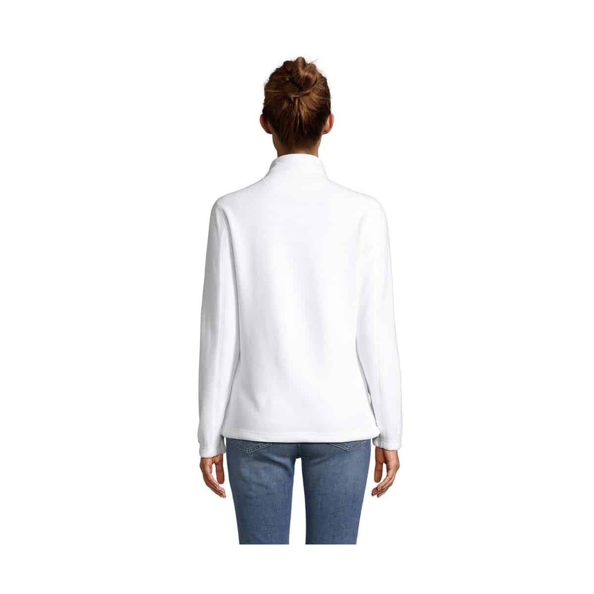Polary z logo – north damski polar 300g north women s54500-wh-back NORTH Damski polar 300g NORTH WOMEN s54500-wh-back