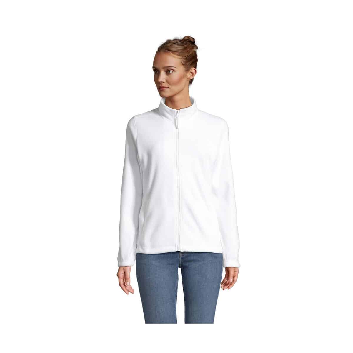 Polary z logo – north damski polar 300g north women s54500-wh NORTH Damski polar 300g NORTH WOMEN s54500-wh