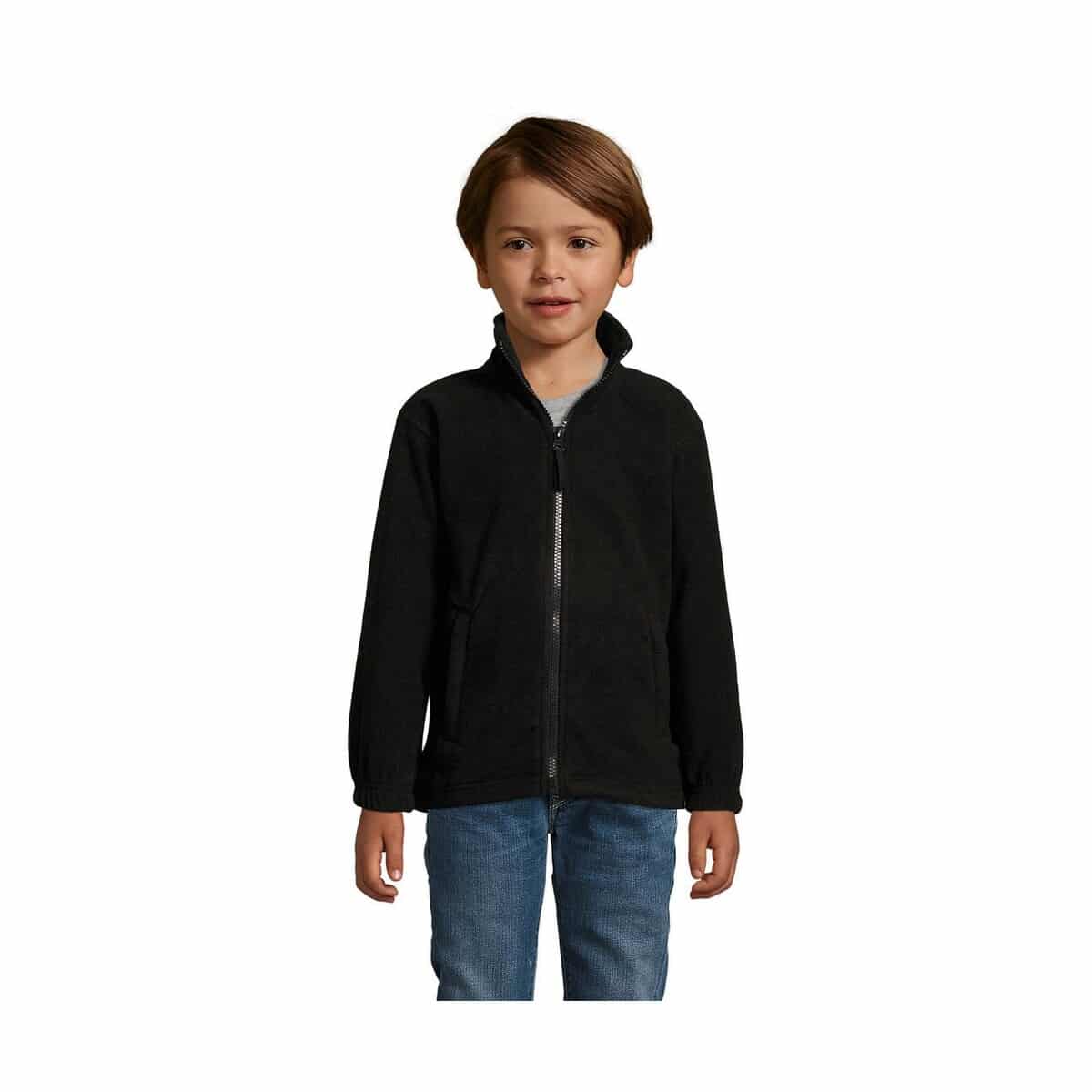 Polary z logo – north dziecięcy polar 300g north kids s00589-bk NORTH Dziecięcy polar 300g NORTH KIDS s00589-bk