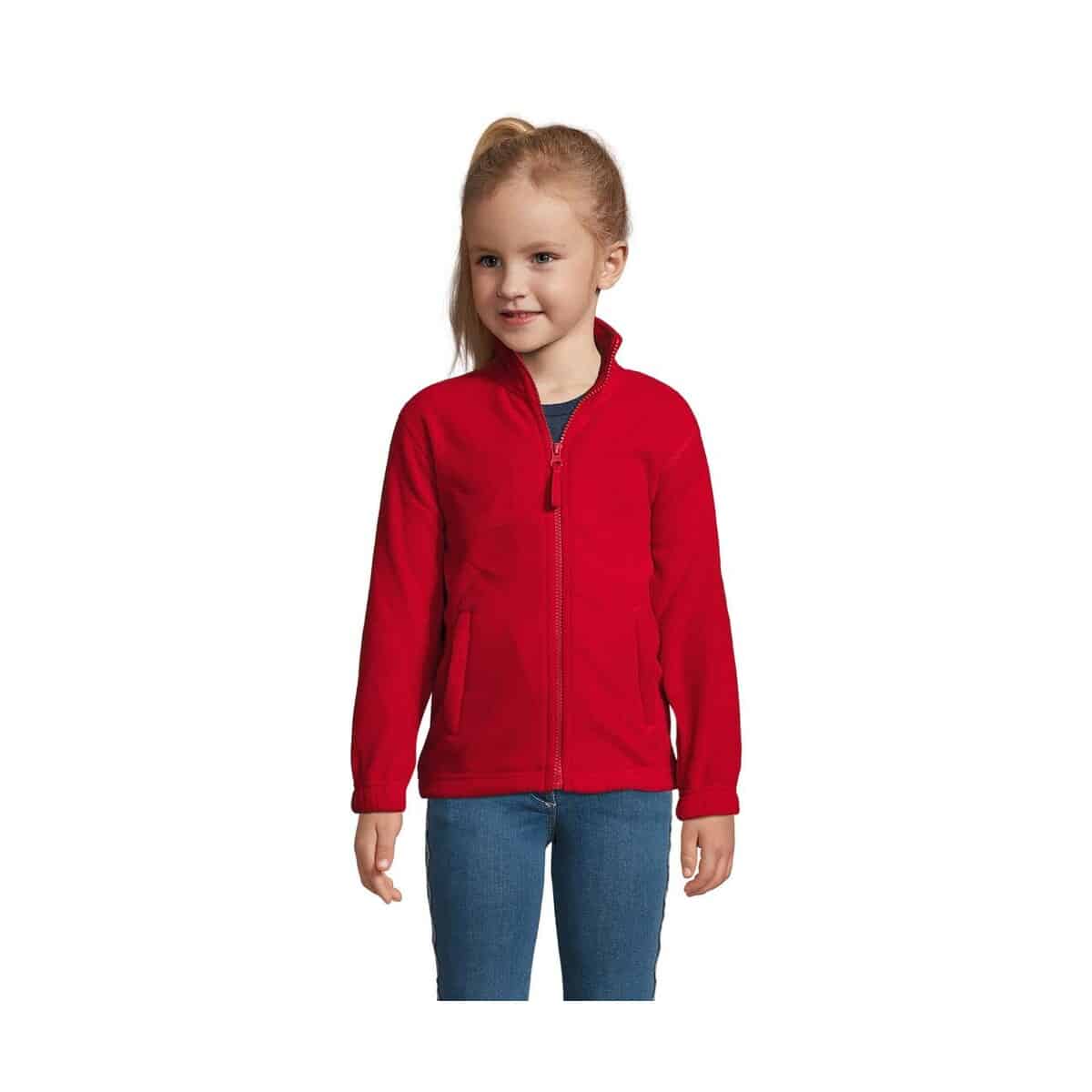Polary z logo – north dziecięcy polar 300g north kids s00589-rd NORTH Dziecięcy polar 300g NORTH KIDS s00589-rd