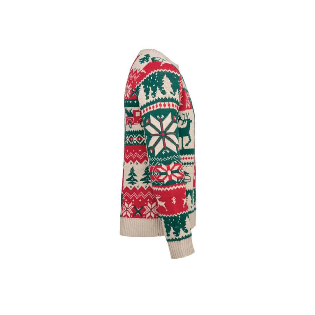 Swetry z logo – świąteczny sweter z dzianiny l- shimis xl cx1602-13-back Świąteczny sweter z dzianiny L- SHIMIS XL cx1602-13-back