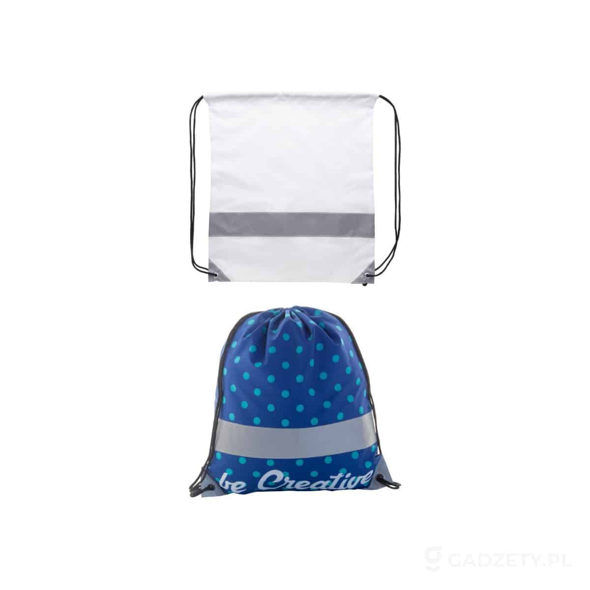 AP716417-wariant-watermark CreaDraw Reflect personalizowany odblaskowy worek ze sznurkami – zdjęcia produktu