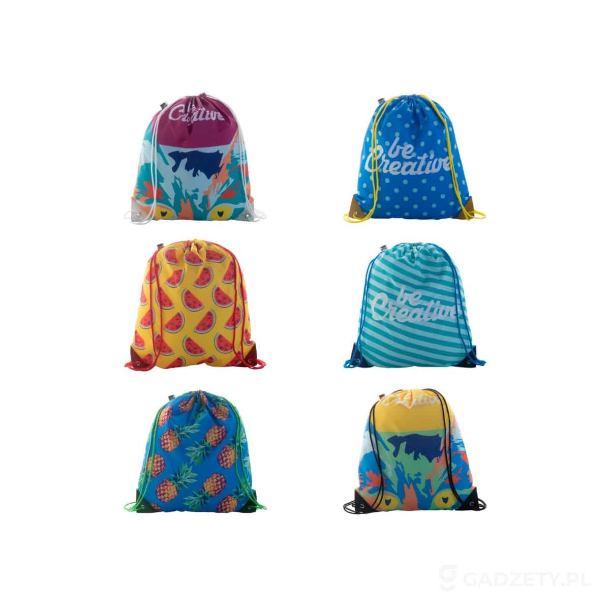 AP716429-kolorow-watermark CreaDraw Plus RPET personalizowany worek ze sznurkami – dostępne kolory