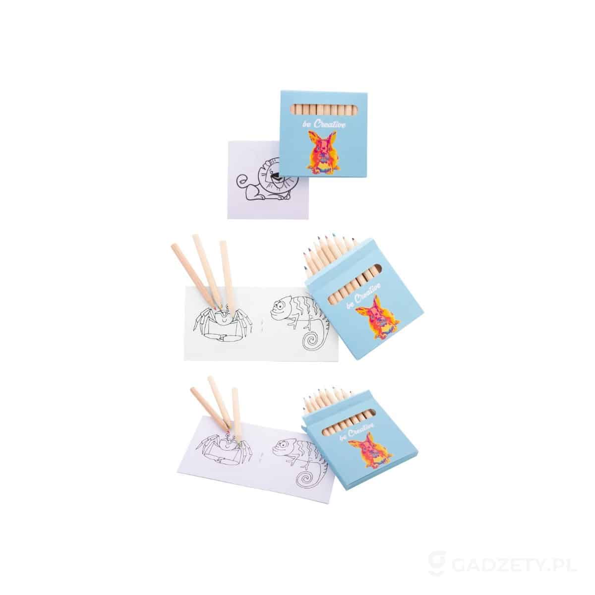 AP716554-wariant-watermark Coloxil 12 personalizowany zestaw do kolorowania / zwierzęta – zdjęcia produktu
