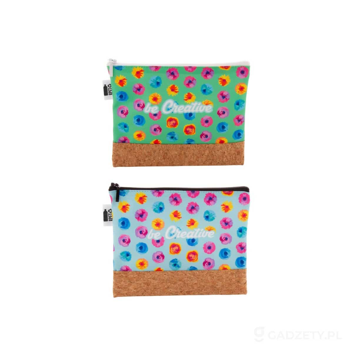 AP716588-kolorow-watermark CreaBeauty Cork M RPET personalizowana kosmetyczka – dostępne kolory