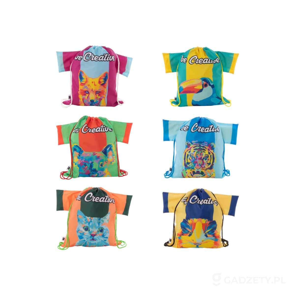 AP716628-kolorow-watermark CreaDraw T RPET personalizowany worek ze sznurkami – dostępne kolory