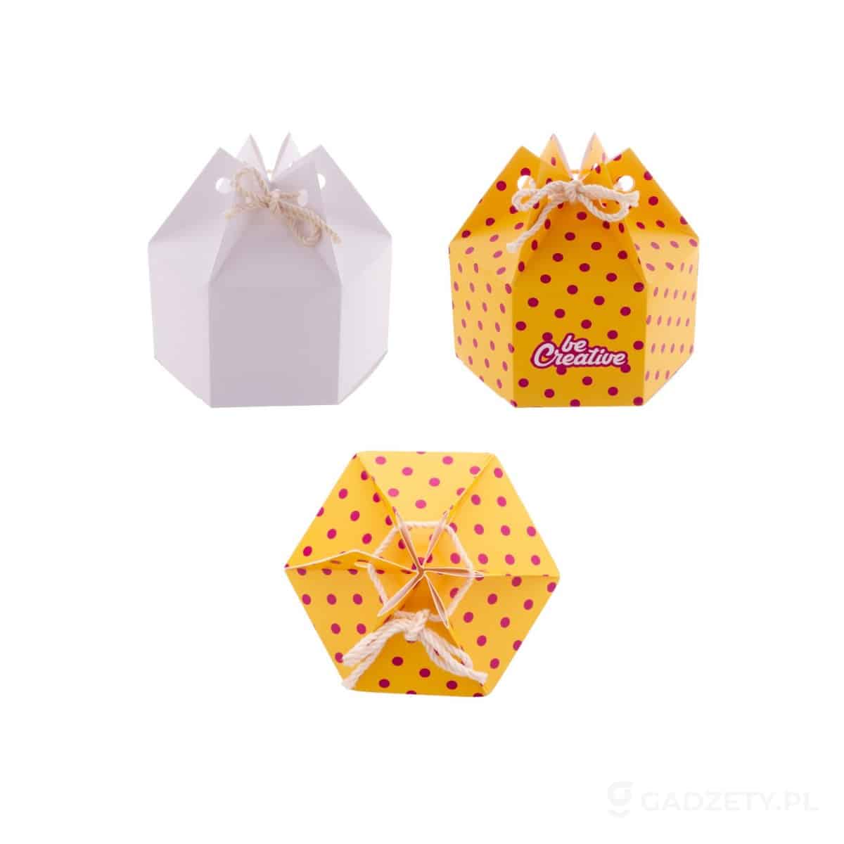 AP716640-wariant-watermark CreaBox HexaCord M sześciokątne pudełko upominkowe – zdjęcia produktu