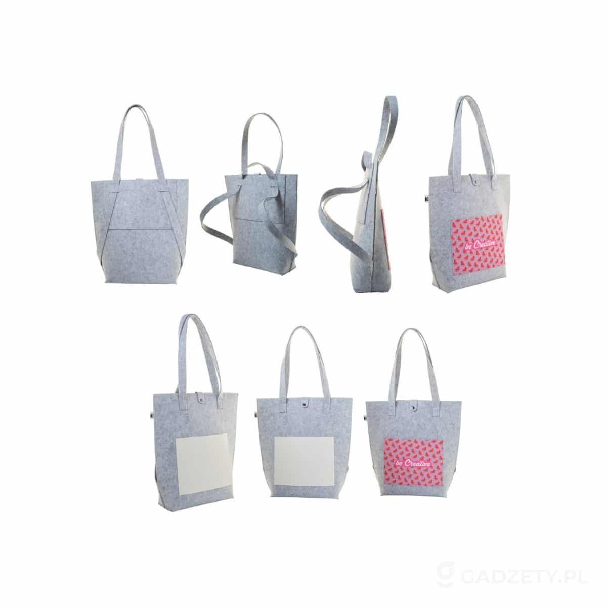AP716687-wariant-watermark CreaFelt Toteback personalizowana torba na ramię RPET – zdjęcia produktu