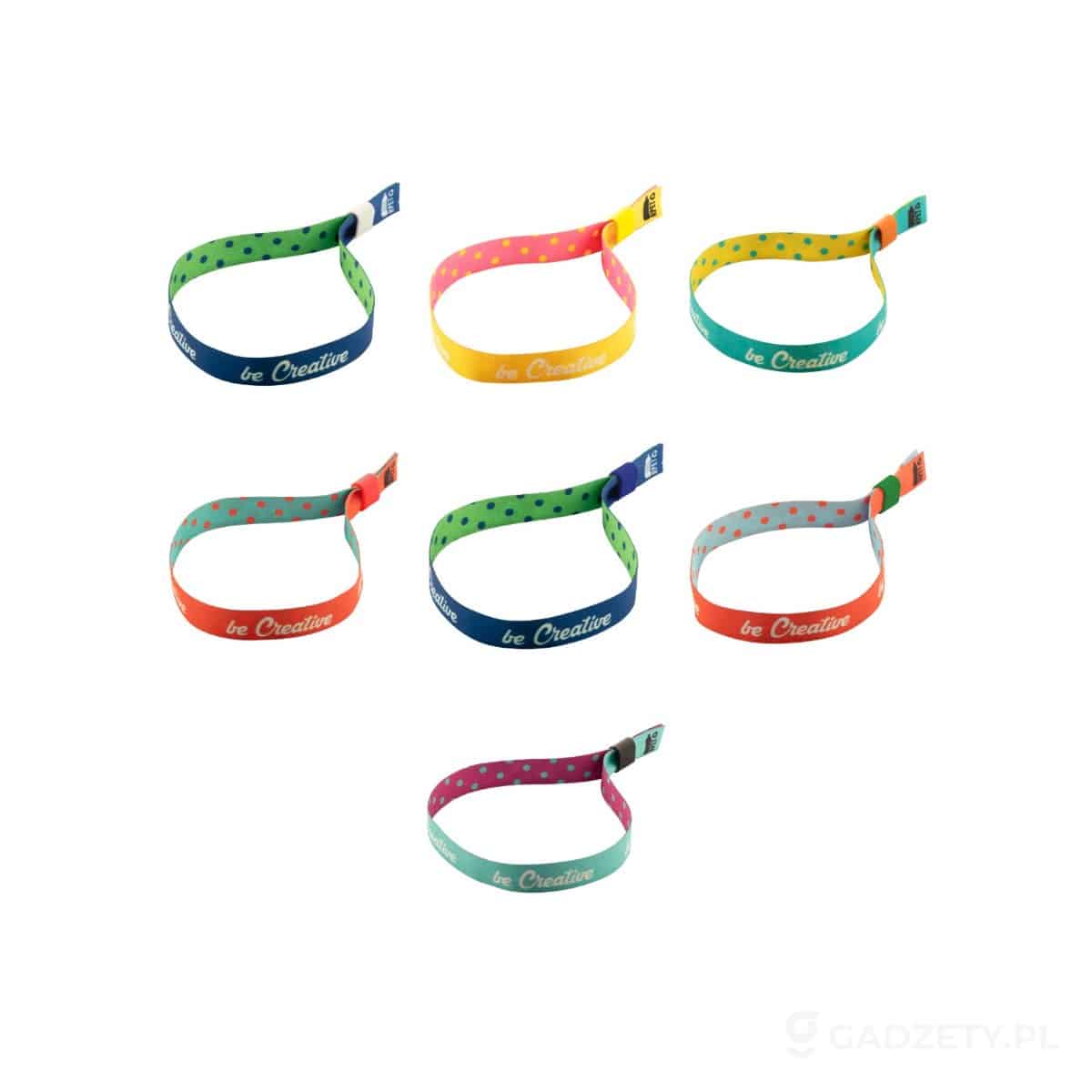 AP716732-kolorow-watermark SuboWrist RPET bransoletka / opaska festiwalowa – dostępne kolory