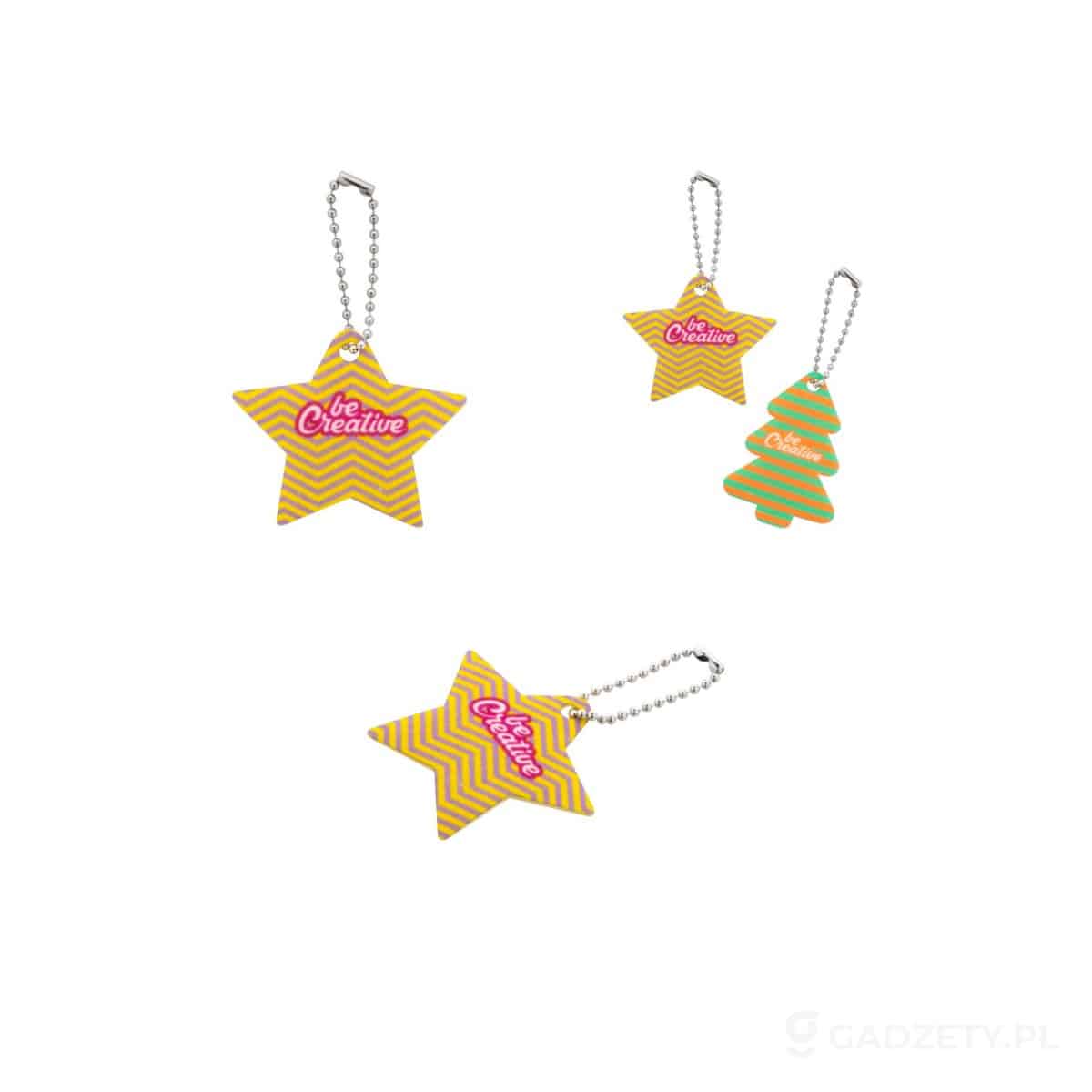 AP716924-wariant-watermark CreaFelt Key Xmas niestandardowy brelok świąteczny, gwiazda – zdjęcia produktu