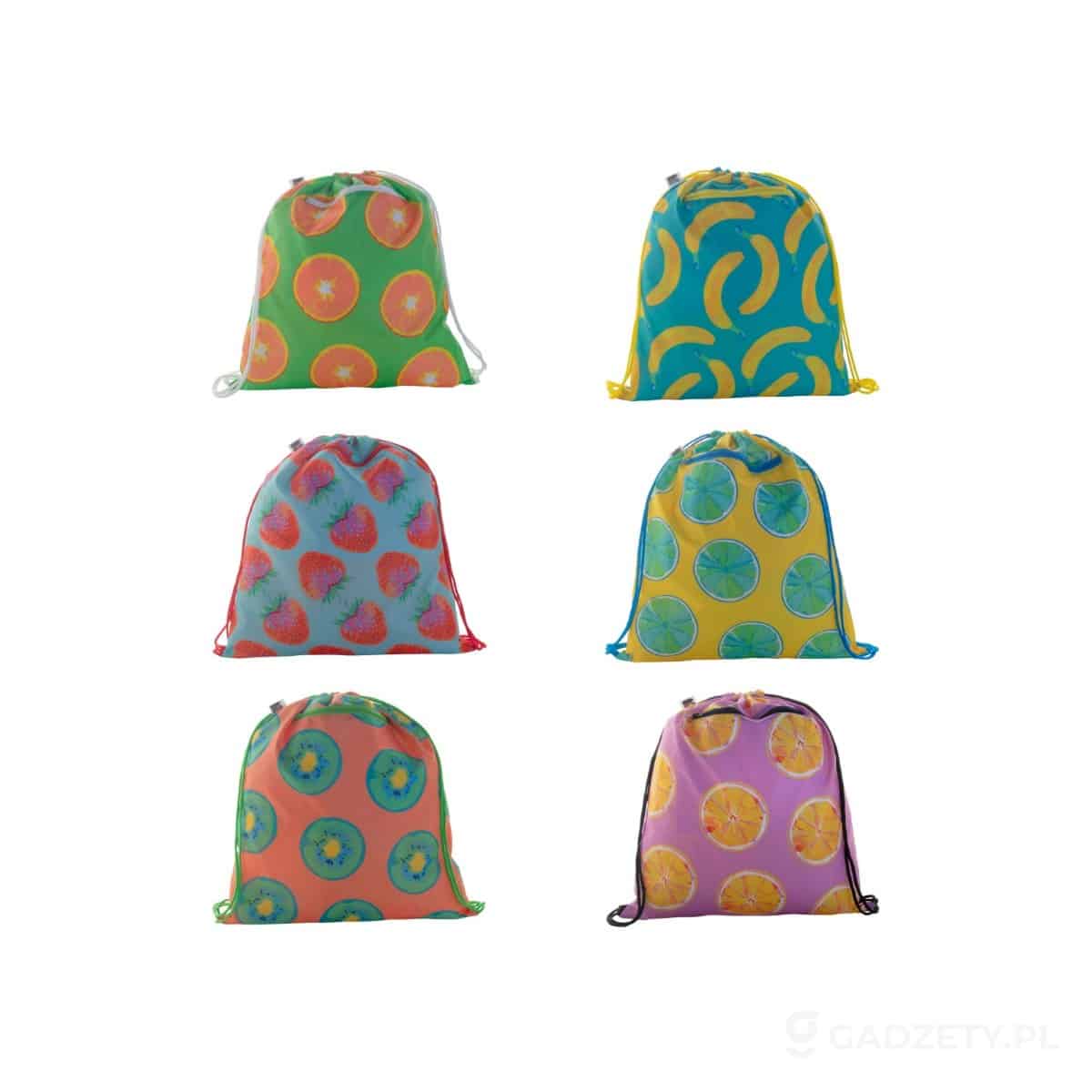 AP718541-kolorow-watermark CreaDraw Zip RPET personalizowany worek ze sznurkami – dostępne kolory