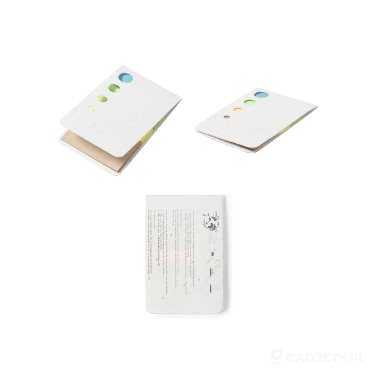 Sementi karteczki samoprzylepne z papieru nasiennego – zdjęcia produktu