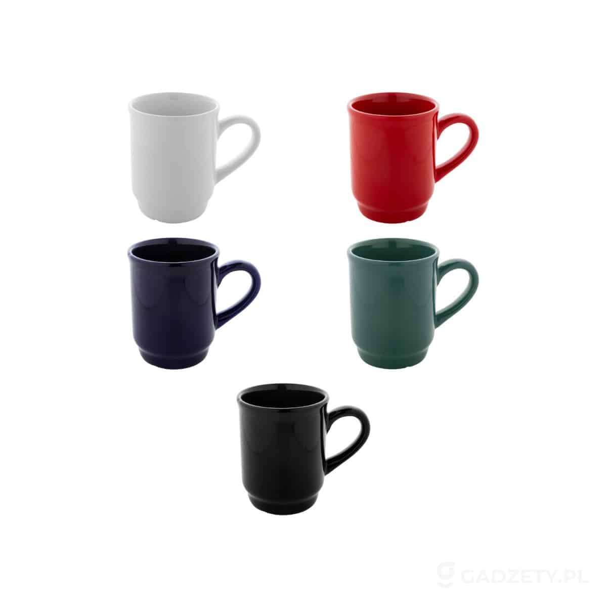 Marknad ceramiczny kubek do układania w stosy – dostępne kolory