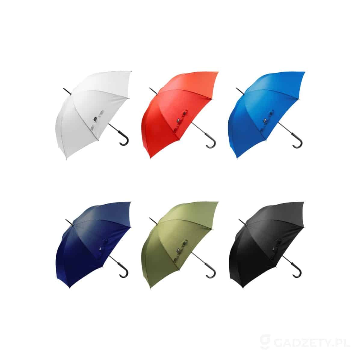Cubratus parasol RPET – dostępne kolory