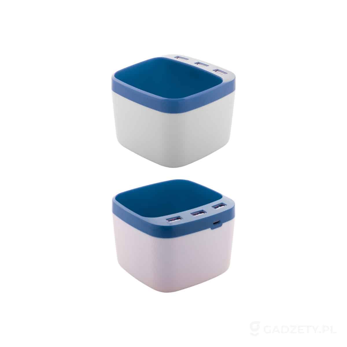 AP897007-wariant-watermark Warger stojak na długopisy z rozdzielaczem USB – zdjęcia produktu